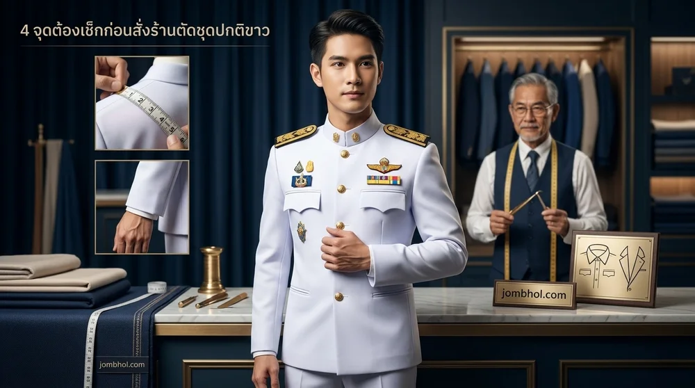 4 สิ่งที่ต้องเช็กก่อนทำการตัดชุดปกติขาว มีอะไรบ้าง?